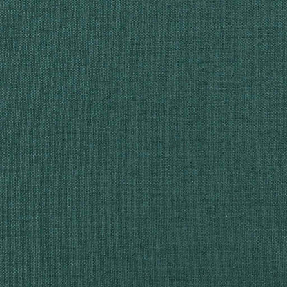 2-teiliges Sofa-Set mit Kissen, dunkelgrüner Stoff