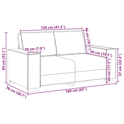 2-teiliges Sofa-Set mit Kissen, dunkelgrüner Stoff