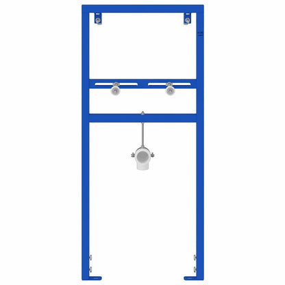 Badezimmer Wandstütze Blau 50 x 17.5 x 136 cm Stahl