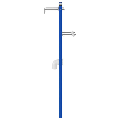 Badezimmer Wandstütze Blau 50 x 17.5 x 136 cm Stahl