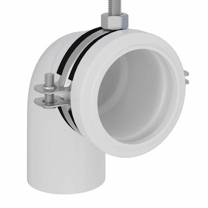 Badezimmer Wandstütze Blau 50 x 17.5 x 136 cm Stahl