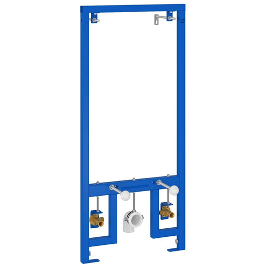 Badezimmer Wandstütze Blau 50 x 17.5 x 136 cm Stahl