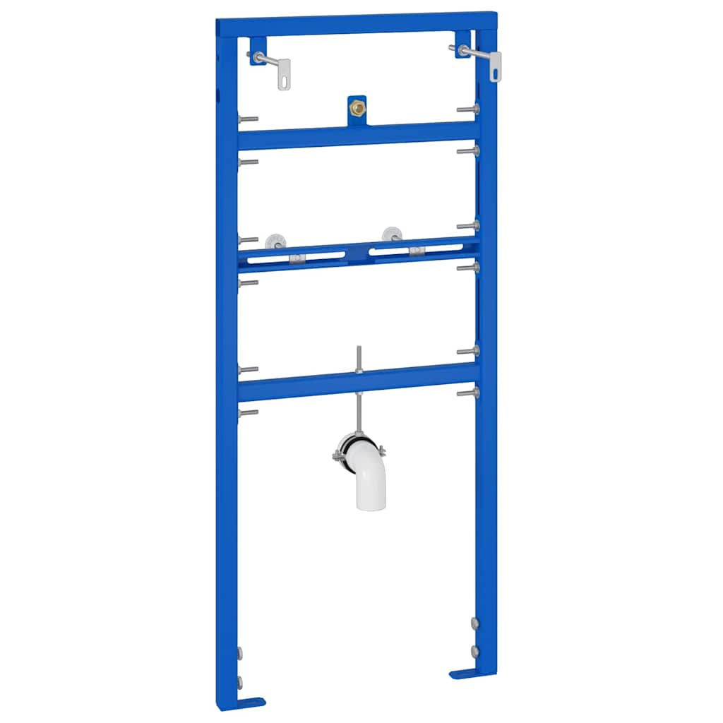 Badezimmer Wandstütze Blau 50 x 17.5 x 136 cm Stahl