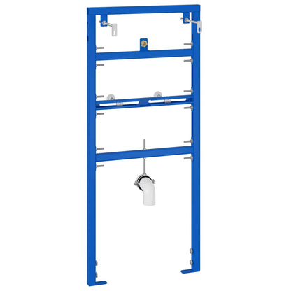 Badezimmer Wandstütze Blau 50 x 17.5 x 136 cm Stahl