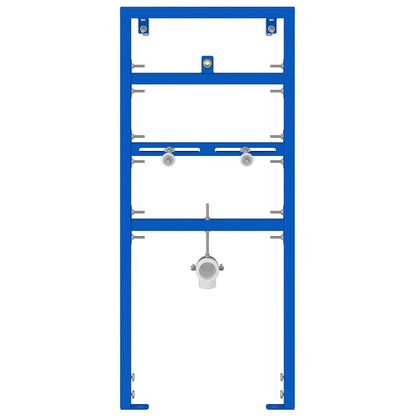 Badezimmer Wandstütze Blau 50 x 17.5 x 136 cm Stahl