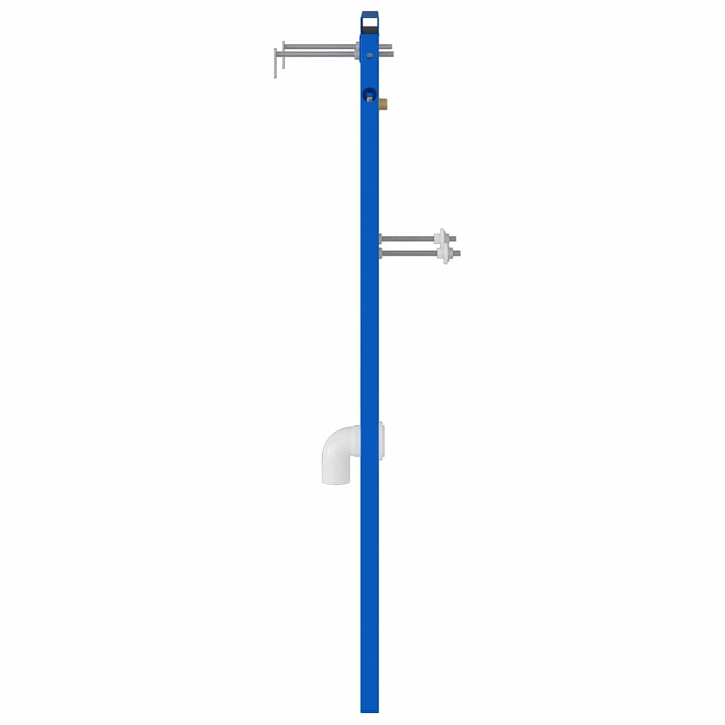 Badezimmer Wandstütze Blau 50 x 17.5 x 136 cm Stahl