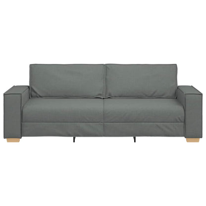 3-Sitzer-Sofa Dunkelgrau 180 cm Stoff