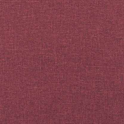 3-Sitzer-Sofa Weinrot 180 cm Stoff