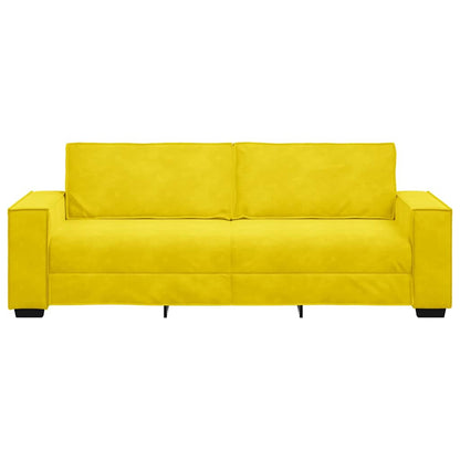 3-Sitzer-Sofa Gelb 180 cm Samt