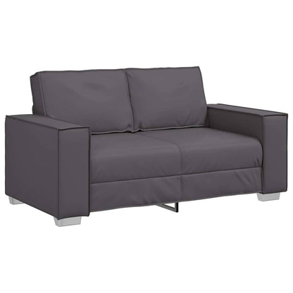 Sofasessel mit Kissen Grau 160 x 78 x 84 cm Kunstleder
