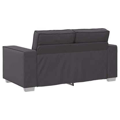 Sofasessel mit Kissen Grau 160 x 78 x 84 cm Kunstleder