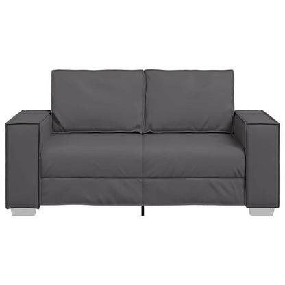 Sofasessel mit Kissen Grau 160 x 78 x 84 cm Kunstleder