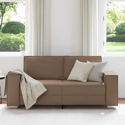 Sofasessel mit Kissen Cappuccino 180 x 78 x 84 cm Kunstleder