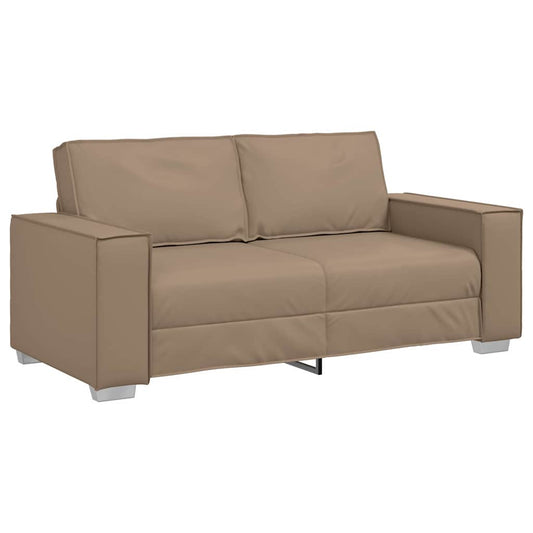 Sofasessel mit Kissen Cappuccino 180 x 78 x 84 cm Kunstleder
