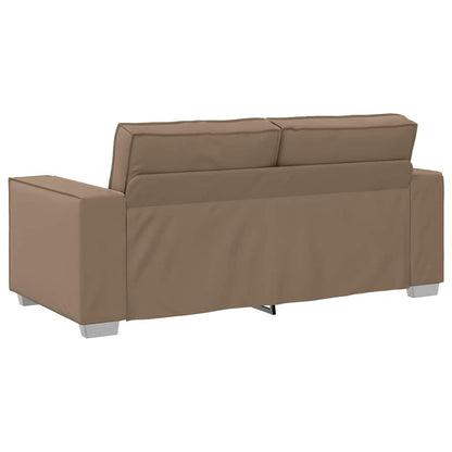 Sofasessel mit Kissen Cappuccino 180 x 78 x 84 cm Kunstleder