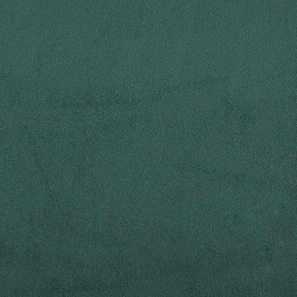 Zweisitzer-Sofa Dunkelgrün 120 cm Samt