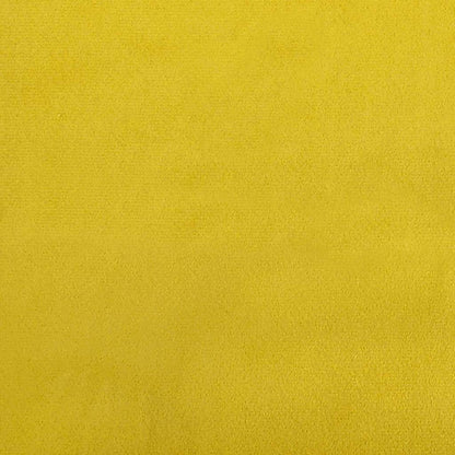 Zweisitzer-Sofa Gelb 120 cm Samt