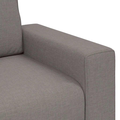 2-Sitzer-Sofa Taupe 120 cm Stoff