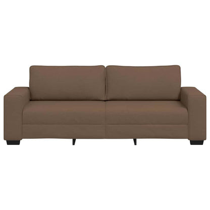 3-Sitzer-Sofa Braun 180 cm Stoff