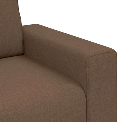3-Sitzer-Sofa Braun 180 cm Stoff