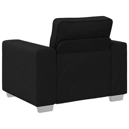 Sofa mit Kissen Schwarz 100 x 77 x 82 cm Stoff