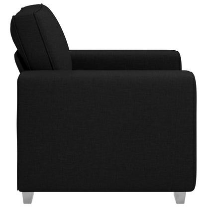 Sofa mit Kissen Schwarz 100 x 77 x 82 cm Stoff