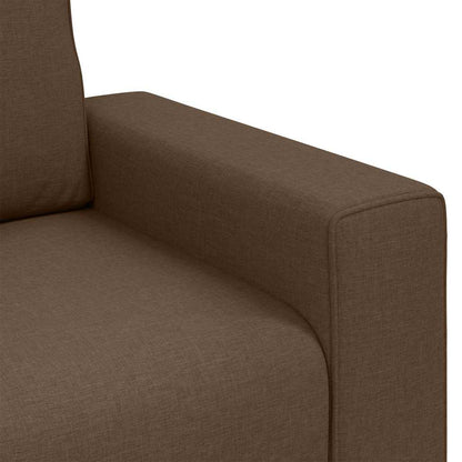 Sofa mit Kissen Braun 100 x 77 x 82 cm Stoff