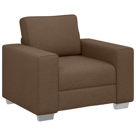 Sofa mit Kissen Braun 100 x 77 x 82 cm Stoff