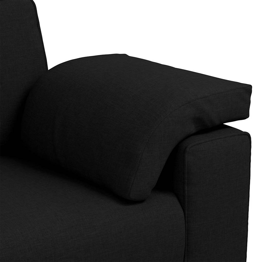 Sofa Schwarz 160 x 77 x 82 cm Stoff