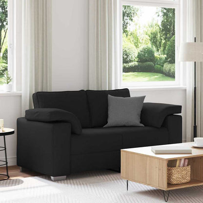 Sofa Schwarz 160 x 77 x 82 cm Stoff