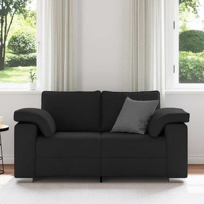 Sofa Schwarz 160 x 77 x 82 cm Stoff