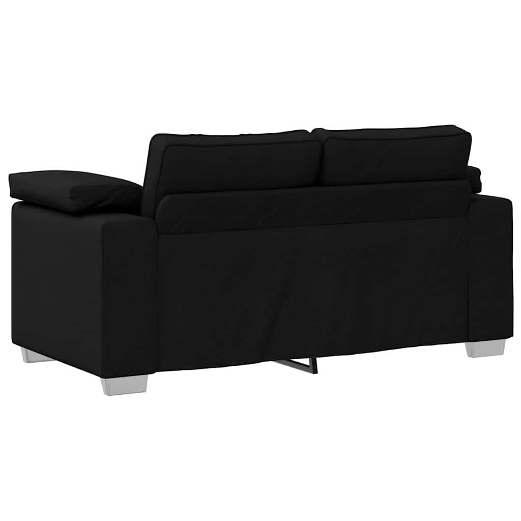 Sofa Schwarz 160 x 77 x 82 cm Stoff