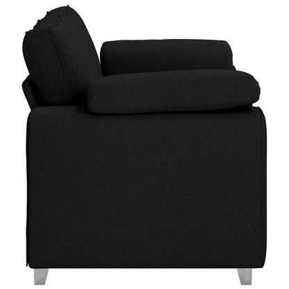 Sofa Schwarz 160 x 77 x 82 cm Stoff