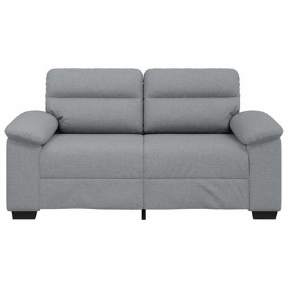 2-Sitzer-Sofa Hellgrau 120 cm Stoff