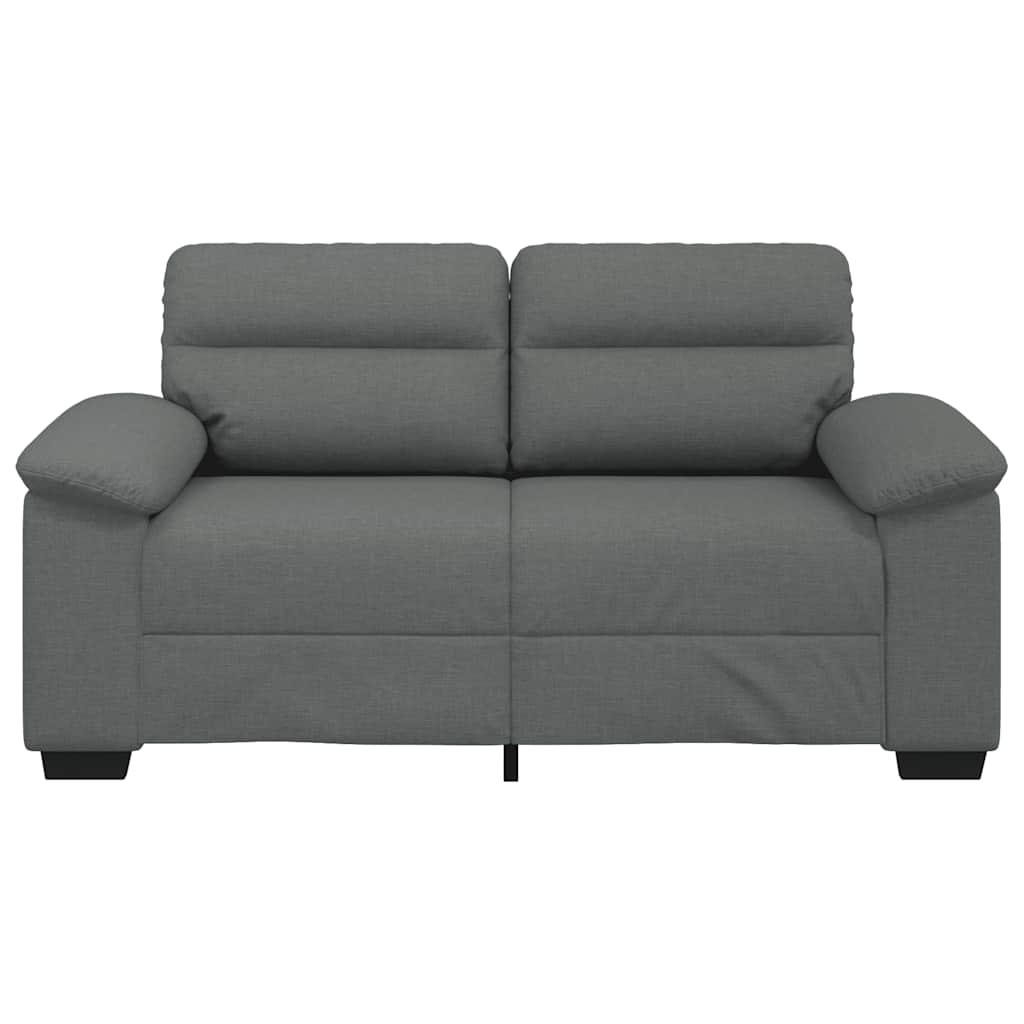 2-Sitzer-Sofa Dunkelgrau 120 cm Stoff