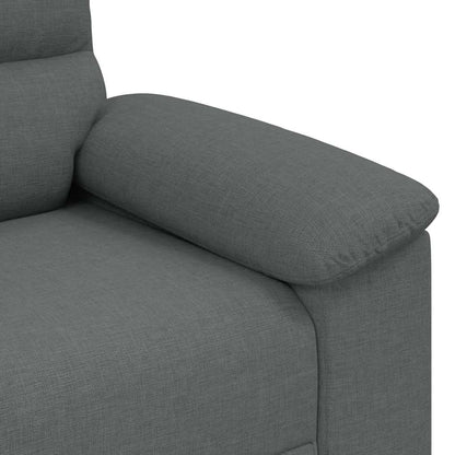 2-Sitzer-Sofa Dunkelgrau 120 cm Stoff