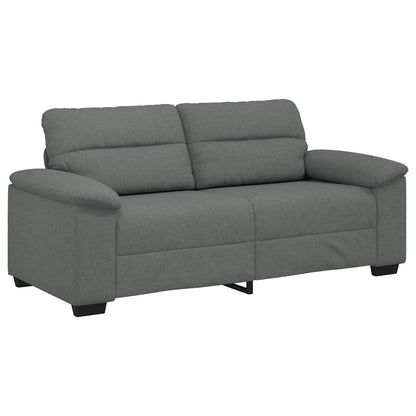 2-Sitzer-Sofa Dunkelgrau 140 cm Stoff