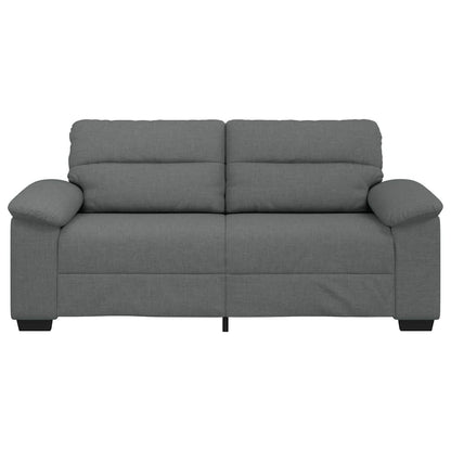 2-Sitzer-Sofa Dunkelgrau 140 cm Stoff