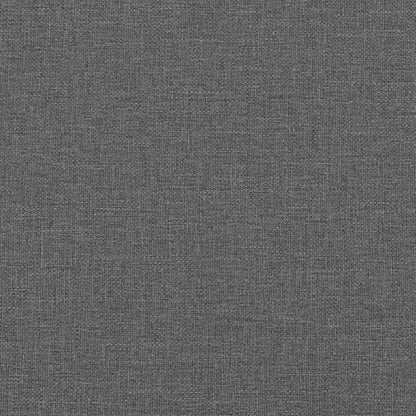 2-Sitzer-Sofa Dunkelgrau 140 cm Stoff