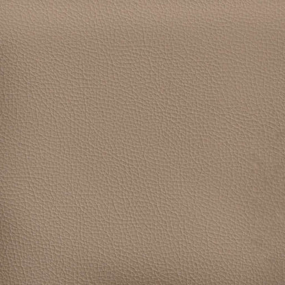 2-Sitzer-Sofa Cappuccino 140 cm Kunstleder