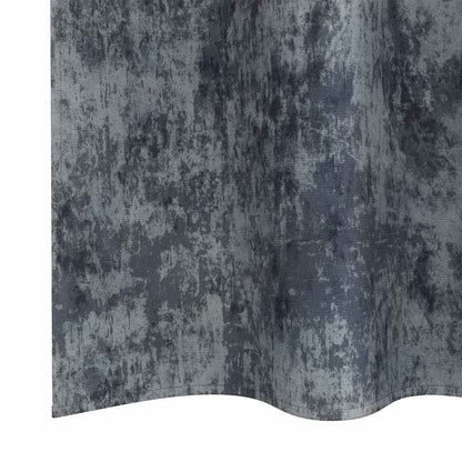 Vorhang mit Vorhängen 2 pcs Silber Grau 175 x 140 cm Samt