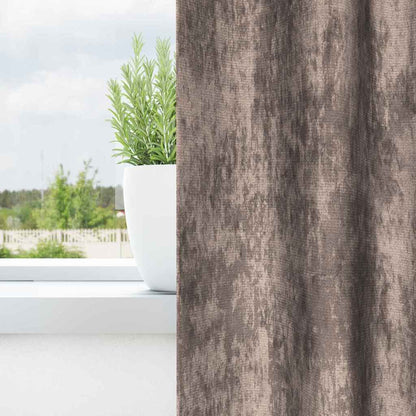 Vorhang mit Vorhängen 2 pcs Cappuccino 225 x 140 cm Samt
