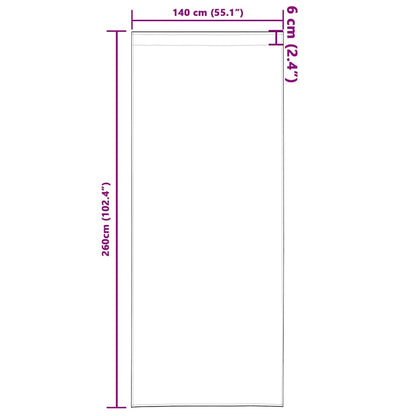 Vorhang mit Vorhängen 2 pcs Grau 260 x 140 cm Samt