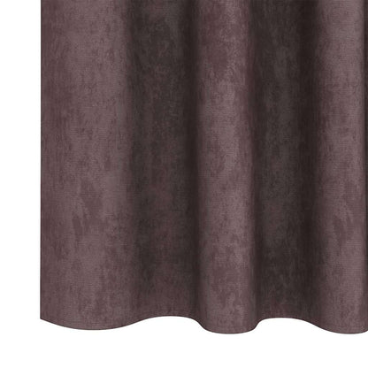 Vorhang mit Vorhängen 2 pcs Braun 245 x 140 cm Samt