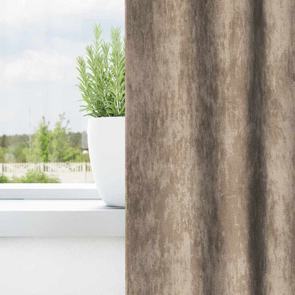 Vorhang mit Vorhängen 2 pcs Champagner 260 x 140 cm Samt