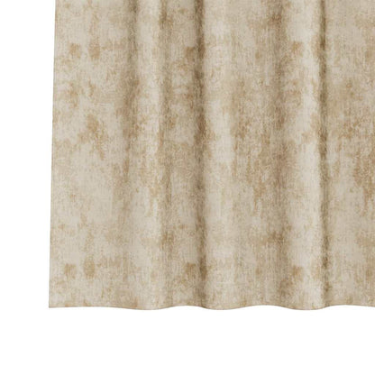 Vorhang mit Vorhängen 2 pcs Creme 225 x 140 cm Samt