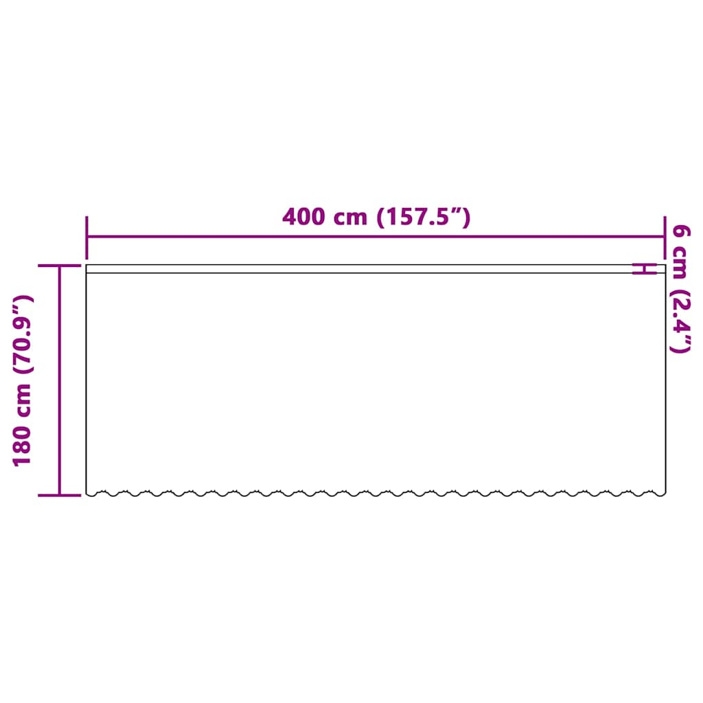 Spitzenvorhang mit Vorhängen Floral Weiß 180 x 400 cm Polyester