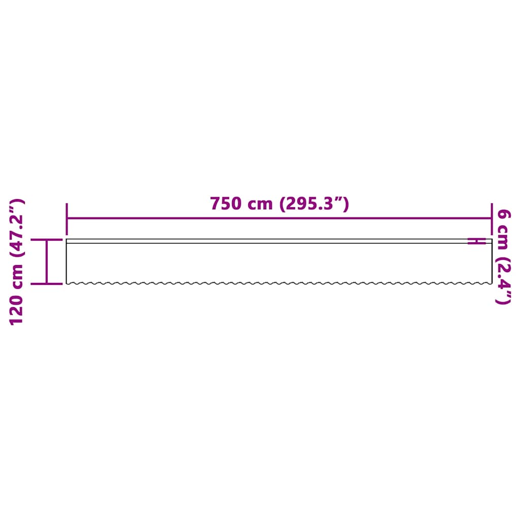 Spitzenvorhang mit Vorhängen Floral Weiß 120 x 750 cm Polyester
