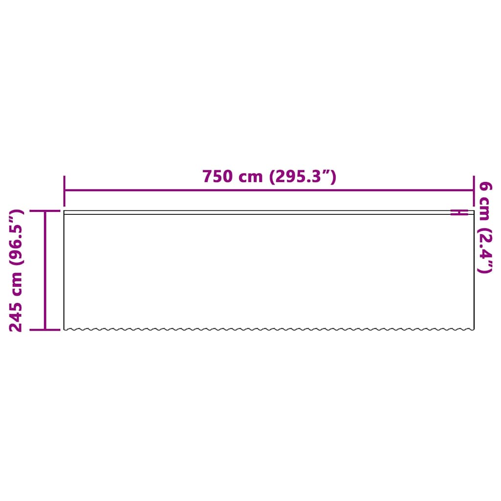 Spitzenvorhang mit Vorhängen Floral Weiß 245 x 750 cm Polyester