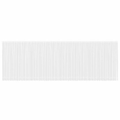 Spitzenvorhang mit Vorhängen Weiß 220 x 1200 cm Polyester